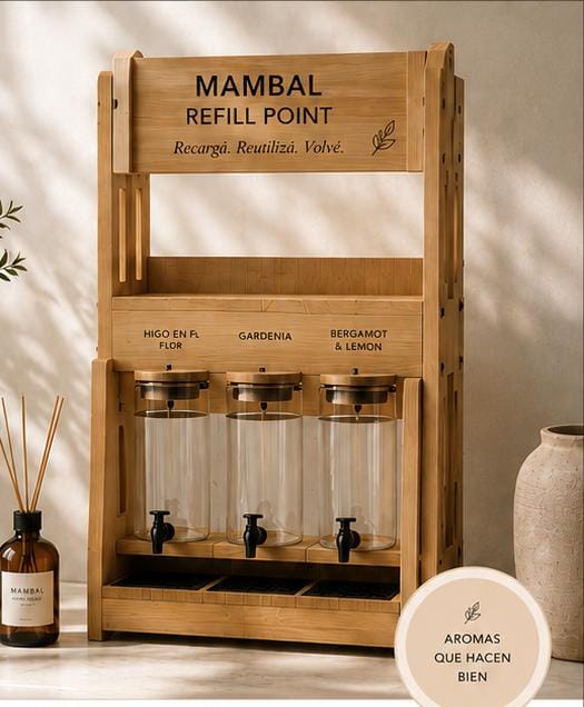 Mambal Refill Point — estación de recarga de fragancias